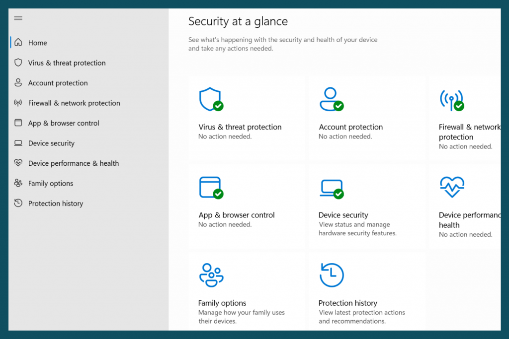Windows DefenderInterface