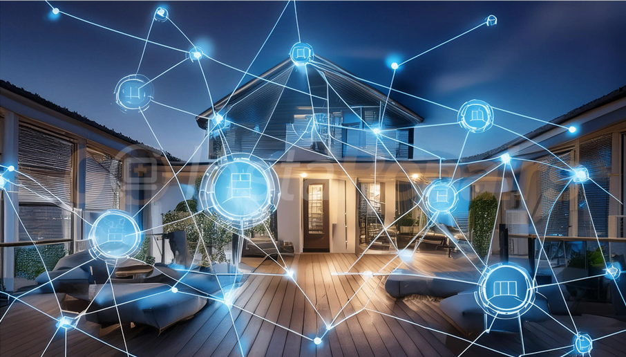 Home network and external devices 3D