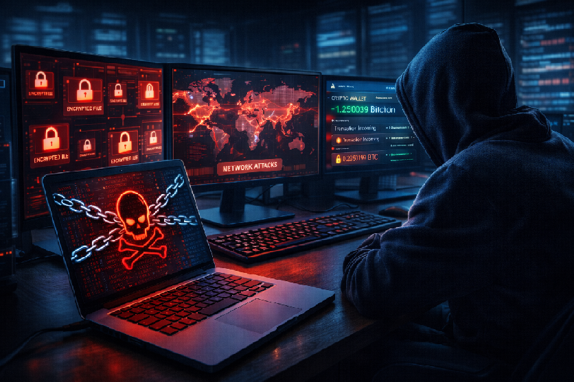 Ransomware is malicious software that hijacks your data, blocks access to your device, and demands payment to get it back.